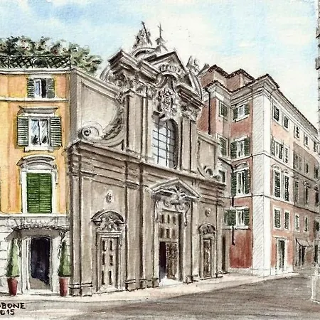 Palazzo Scapucci A Navona Διαμέρισμα *